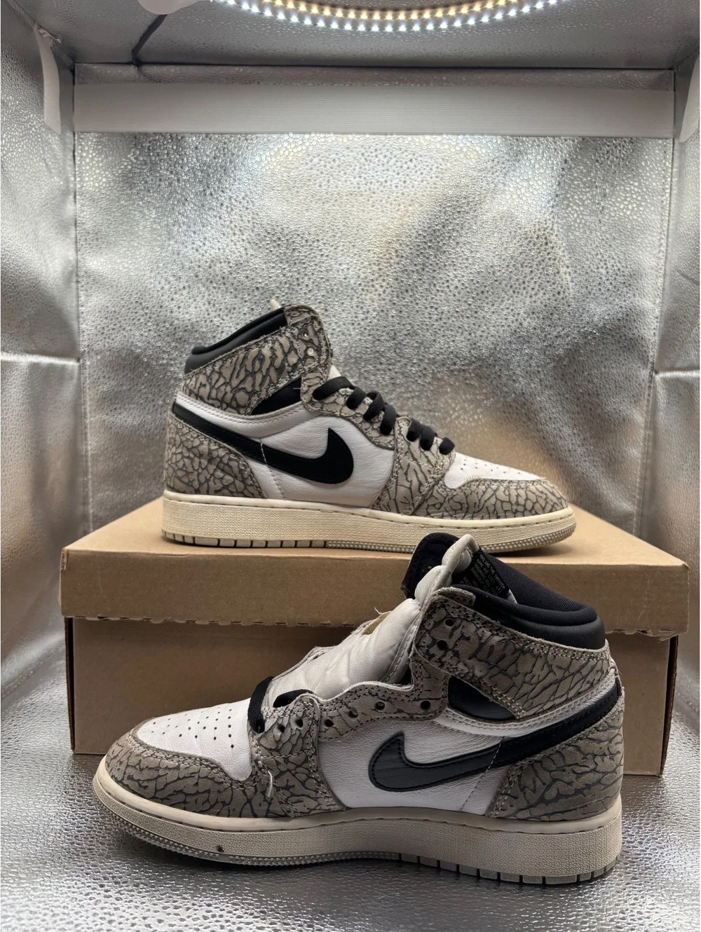Air Jordan 1  high white cement GS